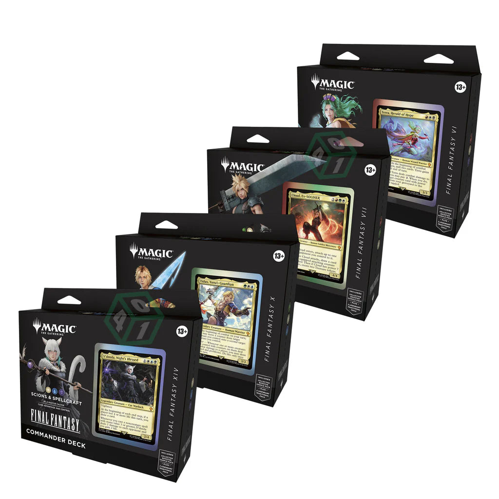 PRE ORDER Magic the Gathering Final Fantasy Commander Deck Bundle - Includes all 4 decks