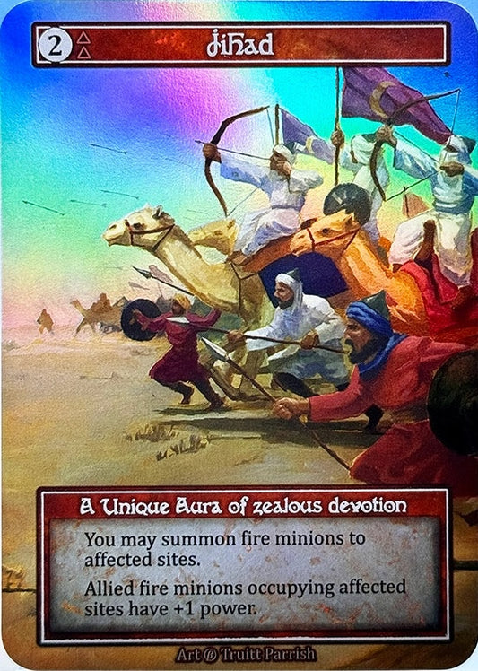 Sorcery Contested Realm Jihad Beta Foil